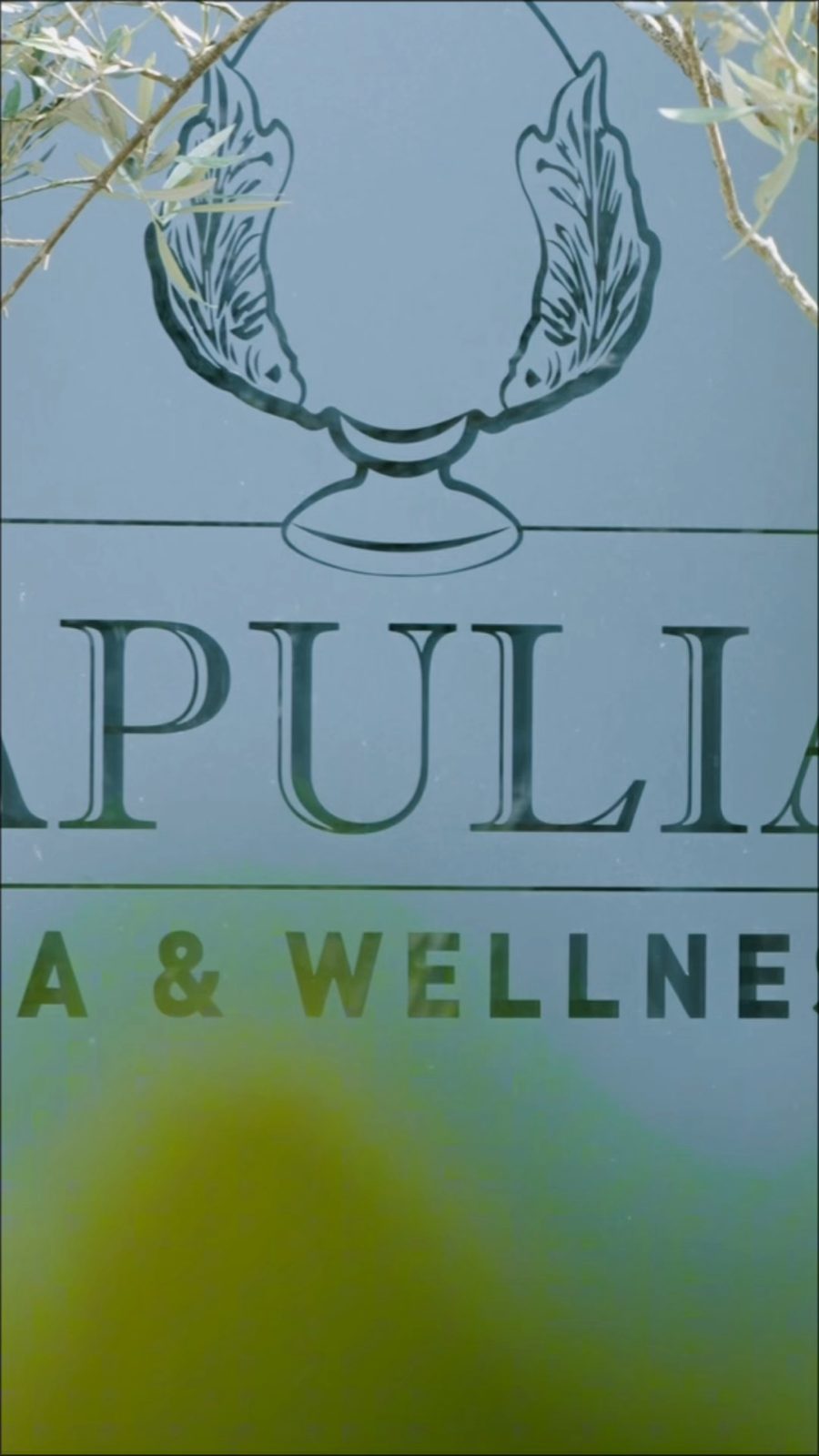 Le mur gravé Apulia Spa & Wellness